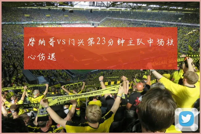 摩纳哥vs门兴第23分钟主队中场核心伤退